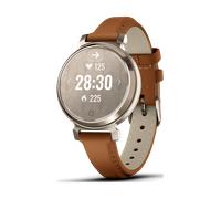 Garmin Lily® 2 Lily 2 Classic "Coyote Tan/Cremegold mit Schnellwechsel-Leder-Armband" 010-02839-02