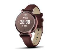 Garmin Lily® 2 Lily 2 Classic "Maulbeere/Dunkelbronze mit Schnellwechsel-Leder-Armband" 010-02839-03
