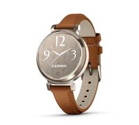 Garmin Lily® 2 Lily 2 Classic "Coyote Tan/Cremegold mit Schnellwechsel-Leder-Armband" 010-02839-02