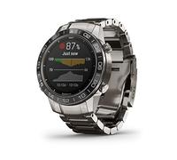 Garmin MARQ Aviator, luxuriöse Herren-Armbanduhr mit Werkzeugen, entworfen für Ihre Leidenschaft für die Luftfahrt, sehen Sie Flugwege, Wetterberichte, Starten Sie Flugprotokollierung und mehr