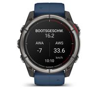Garmin quatix 8 Sapphire Amoled mit Silikonarmband Ref. 010-02905-91 - Multisport GPS Smartwatch