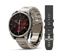 Garmin Smartwatch Fenix 8 - 47 mm AMOLED Sapphire Graphit Titanium Titan 010-02904-40