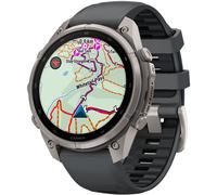 GARMIN Smartwatch "Fenix 9 Pro inReach", grau (graphit, titan), 47mm, ohne eSIM, Smartwatches, Smartwatch (37285645-0) graphit, titan