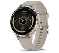 Garmin Venu 3S 3,05 cm (1.2") AMOLED 41 mm Digital 390 x 390 Pixel Touchscreen Gold, Grau WLAN GPS