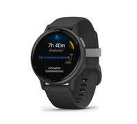 GARMIN VIVOACTIVE® 5 MUSIC Smartwatch faserverstärktes Polymer Silikon, 20mm, Schwarz/Schiefergrau