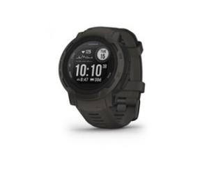 Garmin Sportuhr Instinct 2 Anthrazit/Schwarz GARMIN 2 Anthrazit/SchwarzTouchscreen: Nein Verbindungsmöglichkeiten: NFC Kompass: Ja Farbe Gehäuse: Schwarz Armbandtyp: Sportarmband Anzeige: Digital (010