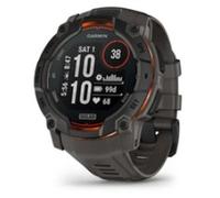 Garmin Sportuhr Instinct 3 Solar Schwarz/Kohle Smart Watch (010-02935-00)
