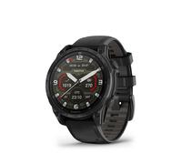 GARMIN TACTIX 8, 47 mm, AMOLED Sapphire, Schwarz/Titan DLC mit QuickFit-Silikon-Armband 22 mm