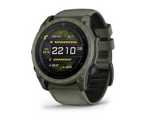 Garmin tactix 8 - 51 mm AMOLED Cerakote-Beschichtung - taktische Multisport-Smartwatch einschließlich Applied Ballistics Ultralight Rechner, Olivgrün