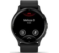 Garmin Venu 010-02784-52 mit Lederhybridarmband und Ersatzband aus Silikon