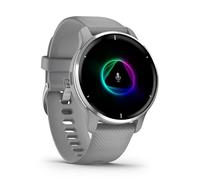 Garmin Venu 2 Plus GPS 3,3 cm (1.3") AMOLED 43 mm Digital 416 x 416 Pixel Touchscreen Grau, Silber WLAN