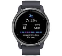 Garmin Venu 2 Smartwatch granitblau/silber