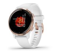 Garmin Venu 2S 40mm rose gold Silikonarmband weiß
