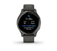 GARMIN VENU 2S GRAU/SCHIEFERGRAU, Smartwatch, Farbe des Uhrengehäuses:Graphit, Armbandfarbe:Graphit