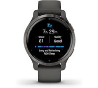 Garmin Venu 2S 2,79 cm (1.1") AMOLED 40 mm Digital 360 x 360 Pixel Touchscreen Graphit WLAN GPS