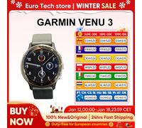 Garmin Venu 3 45 mm Smartwatch 1,4 Zoll AMOLED Touch Display Laufen Fitness 30+ Sport GPS Musik Schwarz