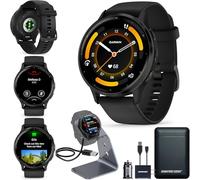 Garmin Venu 3 Smartwatch GPS mit AMOLED-Display, Schwarz | Erweiterte Gesundheits- & Fitnessfunktionen, bis zu 14 Tage Akkulaufzeit, Leistungsüberwachung