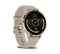 Garmin VENU® 3 VENU® 3S "French Gray/Softgold mit Schnellwechsel-Silikon-Armband" 010-02785-02