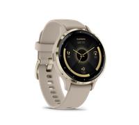 Garmin Venu® 3S French Gray/Softgold mit Schnellwechsel-Silikon-Armband