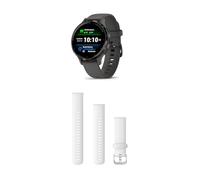 Garmin Venu 3S GPS-Fitness-Smartwatch mit Bluetooth Telefonie und Sprachassistenz, Ultrascharfes 1,3 Zoll/ 1,1 Zoll & Quick Release Band