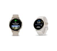 Garmin Venu 3S - GPS-Fitness-Smartwatch mit Bluetooth Telefonie und Sprachassistenz & Vivoactive 5 AMOLED GPS Smartwatch mit Fitness- und Gesundheistfunktion