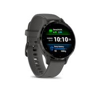 Garmin Venu® 3S Kieselgrau/Schiefergrau mit Schnellwechsel-Silikon-Armband