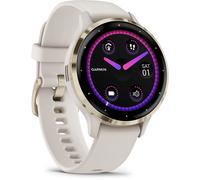 Garmin Venu 3S 3,05 cm (1.2") AMOLED 41 mm Digital 390 x 390 Pixel Touchscreen Gold, Elfenbein WLAN GPS