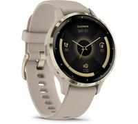 Garmin Venu 3S 3,05 cm (1.2") AMOLED 41 mm Digital 390 x 390 Pixel Touchscreen Gold, Grau WLAN GPS