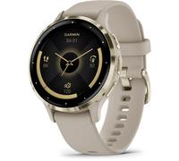 Garmin Venu 3S soft gold/french grey 010-02785-02, 41mm, Silikonarmband Softgold/French Grey