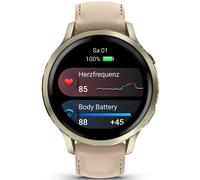 Garmin Venu 4 41 mm Lunar Gold Smartwatch AMOLED GPS WLAN Herzfrequenz
