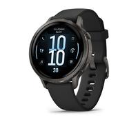 Garmin Venu 4 - 41 mm Schwarz/Schiefergrau mit Schnellwechsel-Silikon-Armband 18 mm Smartwatch