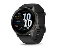 Garmin Venu 4 - 45 mm Schwarz/Schiefergrau mit Schnellwechsel-Silikon-Armband 22 mm Smartwatch - PayPal 0 % Finanzierung