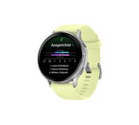 GARMIN Venu 4 45 mm Smartwatch Edelstahl und faserverstärktes Polymer Silikon, 22 mm, Handgelenkumfang 135-200 Silber/Grau