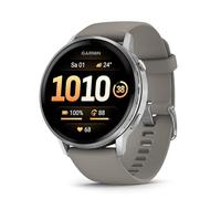 Garmin Venu® 4 Multisport-Uhr, AMOLED Erwachsene schwarz/silber Ø45mm