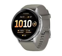 Garmin Venu 4 Silber 45 mm mit grauem Armband