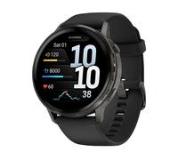 Garmin Venu 4 Slate 45 mm mit schwarzem Armband