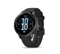Garmin Venu 4 slate/black 41mm 010-03013-02, Silikonarmband Schiefergrau/Schwarz