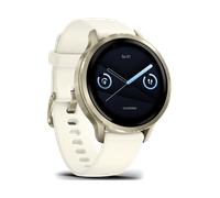 Garmin Venu® 4 Venu 4 - 41 mm "Beige/Lunargold mit Schnellwechsel-Silikon-Armband 18 mm Bone" 010-03013-00