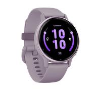 GARMIN VIVOACTIVE® 5 MUSIC Smartwatch faserverstärktes Polymer Silikon, 20mm, Orchidee/Orchidee Metallic