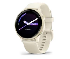 Garmin vívoactive® 6 Bone/Lunargold, Fitness-Smartwatch