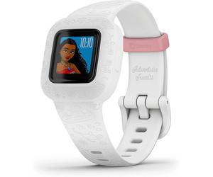 GARMIN Vivofit Jr. 3 Aktivitätstracker - Verstellbares Armband, Interaktive App-Erfahrung, schwimmfreundlich, bis zu 1 Jahr Batterielaufzeit, weiß, schwarz und pink.