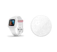 Garmin vívofit jr. 3 Disney Prinzessin - wasserdichter, Schrittzähler, großes 1,4 cm Display, Notfallkontakt, bis zu 1 Jahr Batterielaufzeit & PopSockets: PopGrip - Ausziehbarer Sockel und Griff