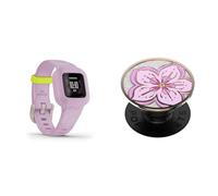 Garmin vívofit jr. 3 - wasserdichter, Schrittzähler, großes 1,4 cm Display, Notfallkontakt, bis zu 1 Jahr Batterielaufzeit, Abenteuerwelt& PopSockets: PopGrip - Ausziehbarer Sockel und Griff