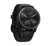 GARMIN Vivomove Sport Smartwatch Faserverstärktes Polymer Silikon, 125-190 mm, Schwarz/Schiefergrau