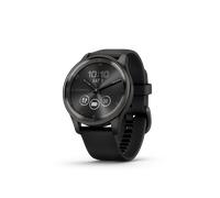 Garmin vívomove Trend - 40 mm - schwarz - intelligente Uhr mit Band - Silikon - Handgelenkgröße: 125-190 mm - einfarbig - Bluetooth, ANT+ - 28.3 g (010-02665-00)