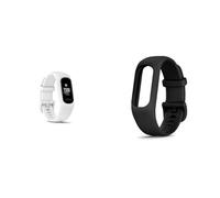 Garmin vivosmart 5, S/M Replacement Band, Black vivosmart 5 Smart Health and Fitness Activity Tracker with Touchscreen, White, Small/Medium