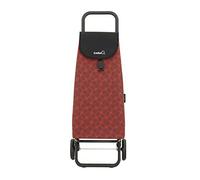 Garmol 218 G2 Spiral C663 Einkaufstrolley, 2 Rollen, Stoff, Rot, 39 x 30 x 102 cm