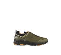 GARMONT Groove G-Dry Herren,Männer Trekkingschuhe,Wanderhalbschuhe,Echtleder,Wasserdicht,Trekkingschuhe,Echtleder,Olive Green/Yellow,41 EU / 7 UK