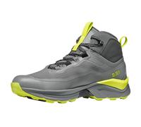 Garmont Trekking-Wanderschuhe 9.81 Engage Mid GTX (Speed-Hiking, wasserdicht) steelgrau/limegrün Herren, Größe Euro (US) 44 (10,5)