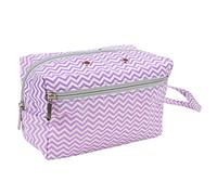 Garn Aufbewahrungstasche Hochwertige Tragbare Lila Gestreifte Strickgarn Aufbewahrung Tasche Für Reise Und Täglichen Gebrauch Aus Baumwolle 21cm x 12.5cm x 12.5cm Christmas Gifts